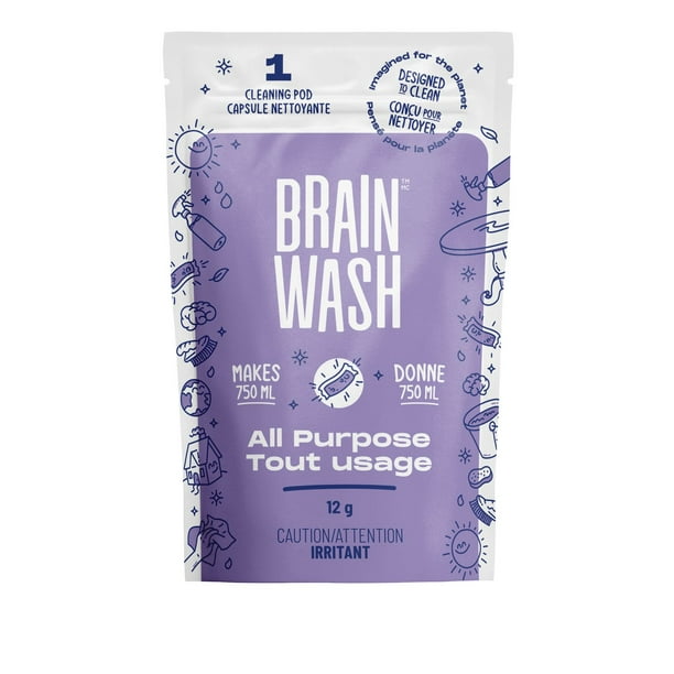 Brain Wash All Purpose Cleaner Refill Pod, 1 pod Walmart.ca