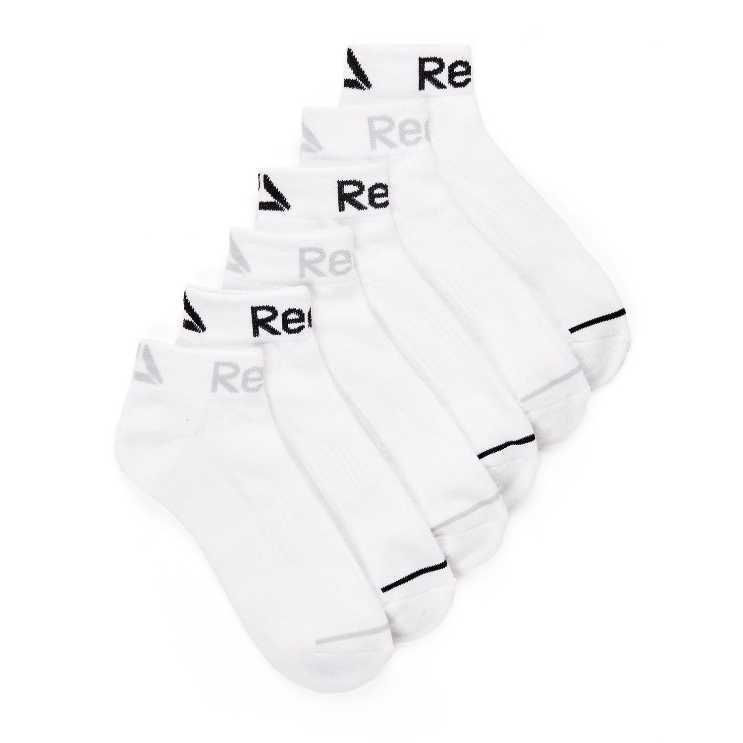 Reebok 6PK ANKLE SOCK SOCK, Size 6-12.5 