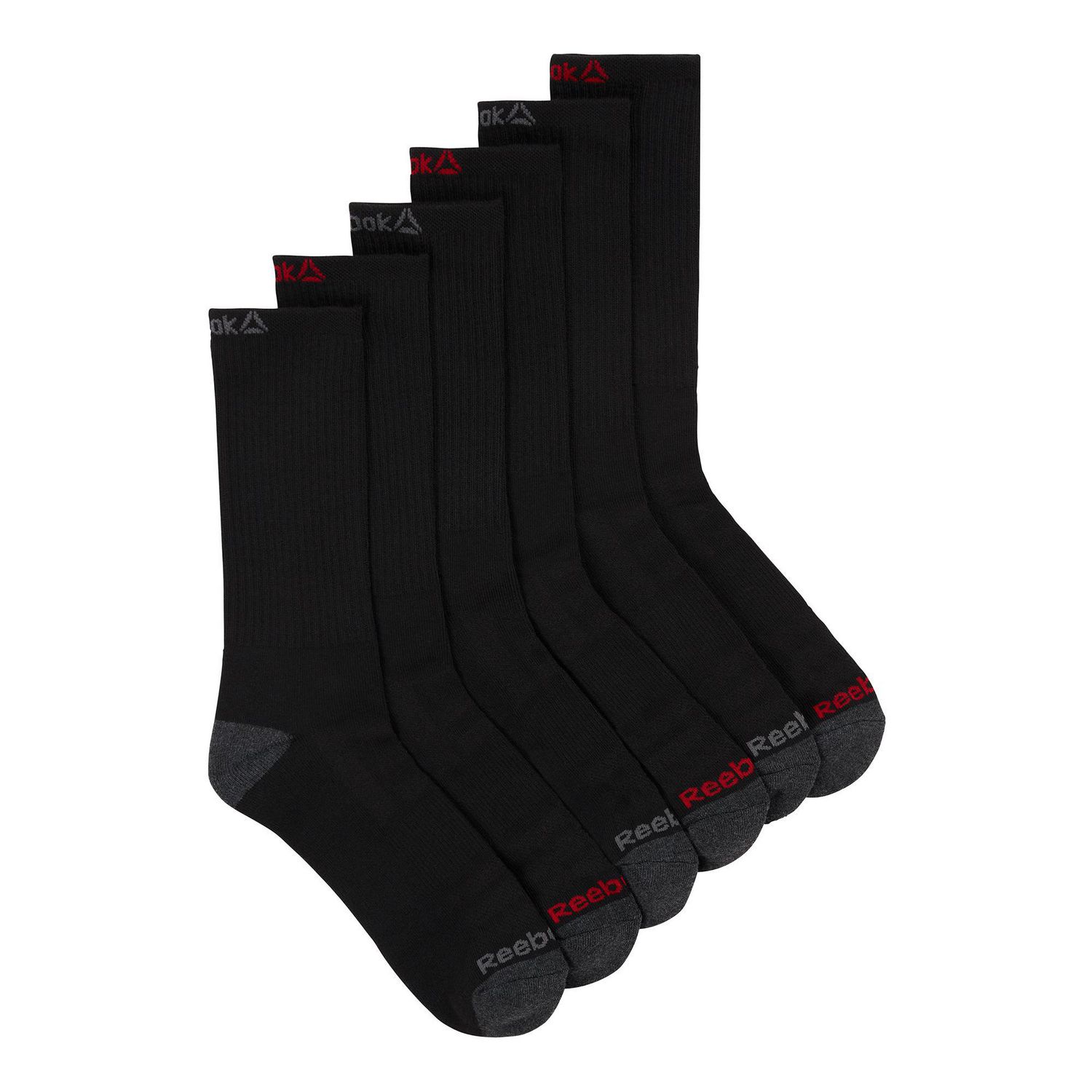 ENSEMBLE DE 6, CHAUSSETTES MI-MOLLET POUR HOMMES