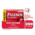 thumbnail image 1 of Tylenol Extra Strength Pain Relief Acetaminophen 500mg Caplets, Value Size, 200 Caplets, 1 of 9