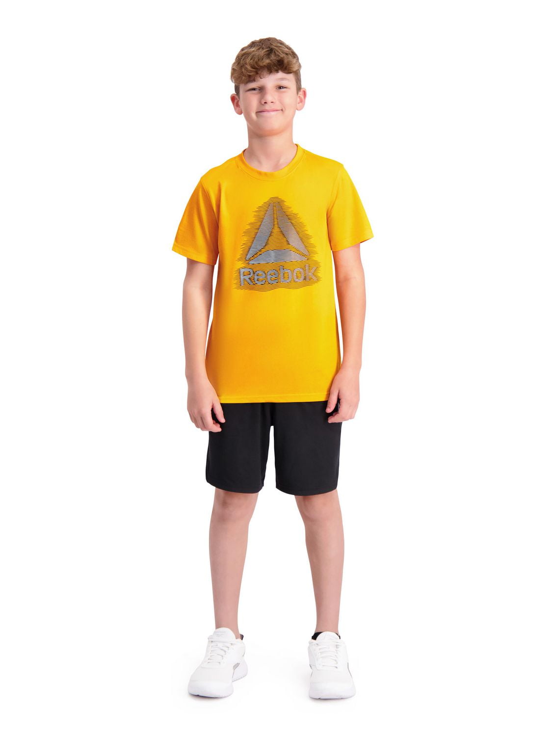 Reebok Boys Elastic Short Sleeve Graphic Tee, Sizes 4-18