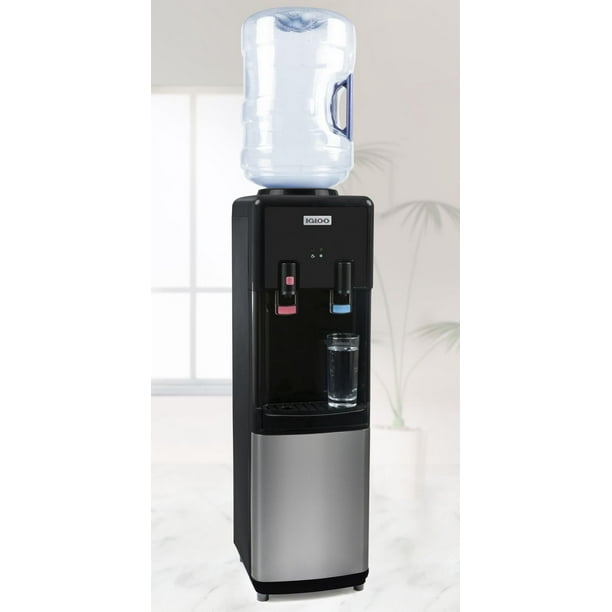 COSTWAY Machine à Glaçons 3 en 1 avec Distributeur d'eau Froide