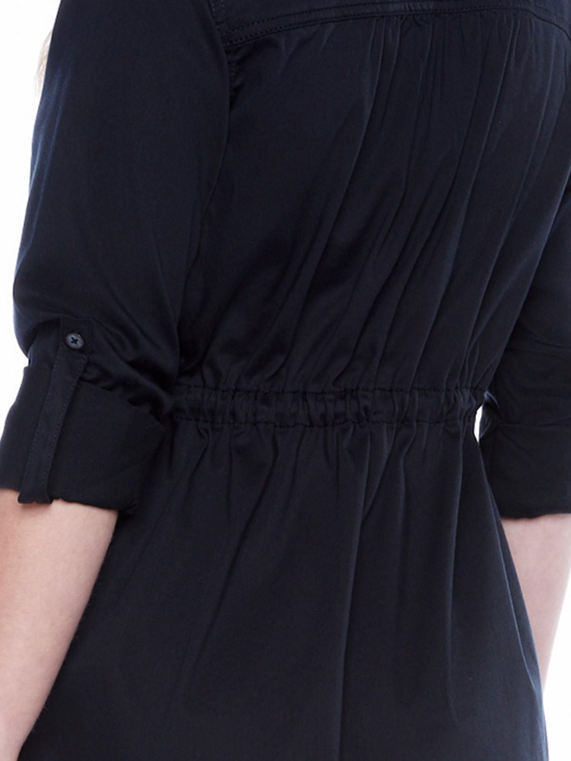 Jeaniologie ™  Button Front Dress - Black