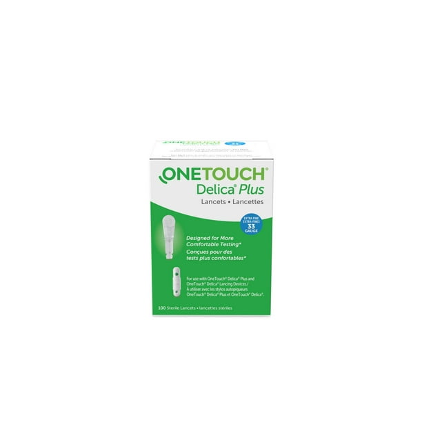 Onetouch® Delica® Plus 33g Lancet (100) - Walmart.ca