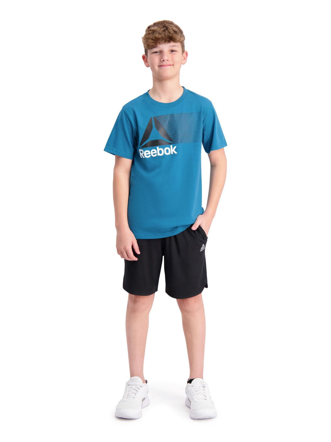 Reebok Boys Rush Short Sleeve Graphic Tee