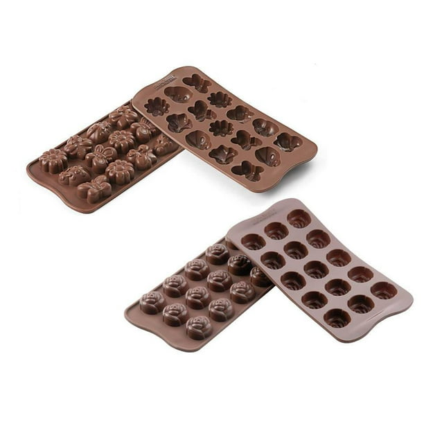 Silikomart Moules silicone platine à chocolat, paq. de 2