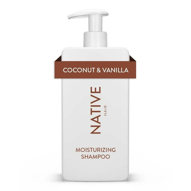 Shampooing hydratant Native Noix de coco et vanille, sans sulfate, sans parabènes 487 ml