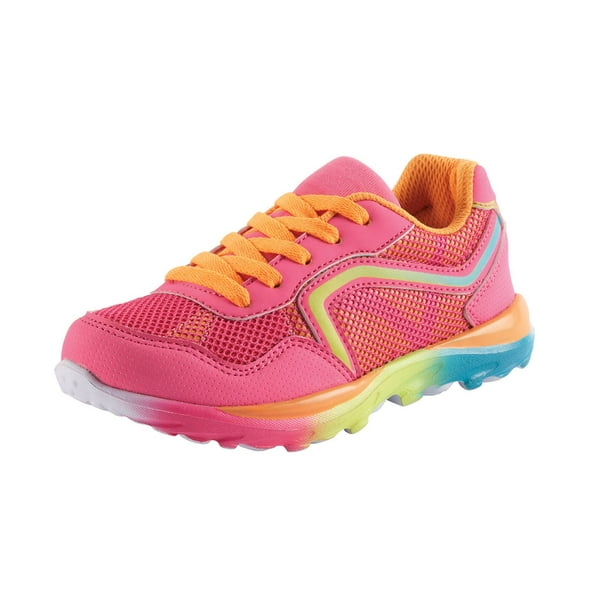 66 GLOW - Chaussures de sport légères avec lacets phosphorescents pour filles