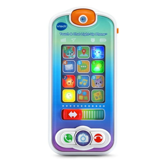 VTech Touch & Chat Light-Up Phone - English Version, 6-36 Months