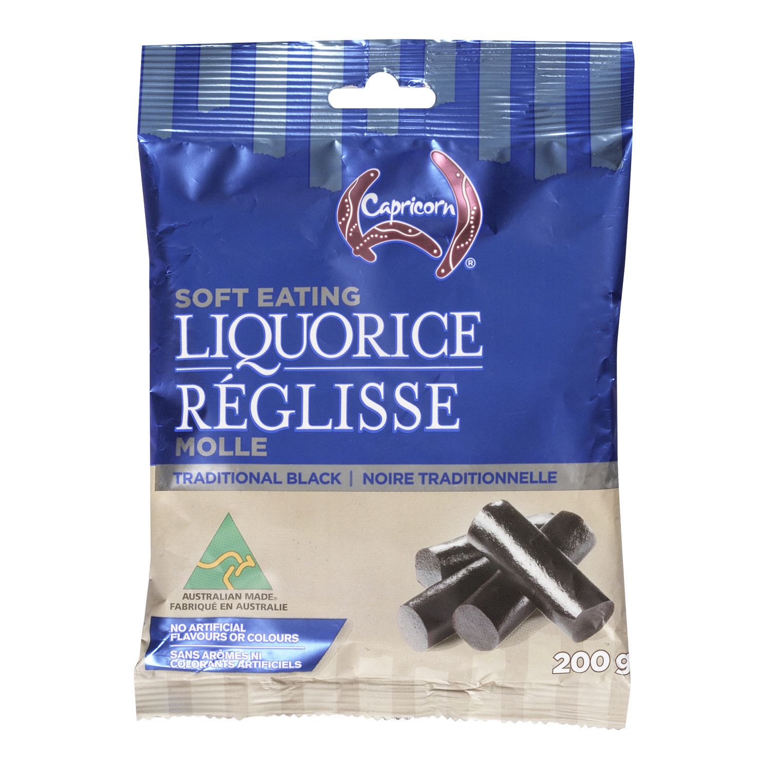 Capricorn Soft Eating Traditional Black Liquorice Walmart Canada
