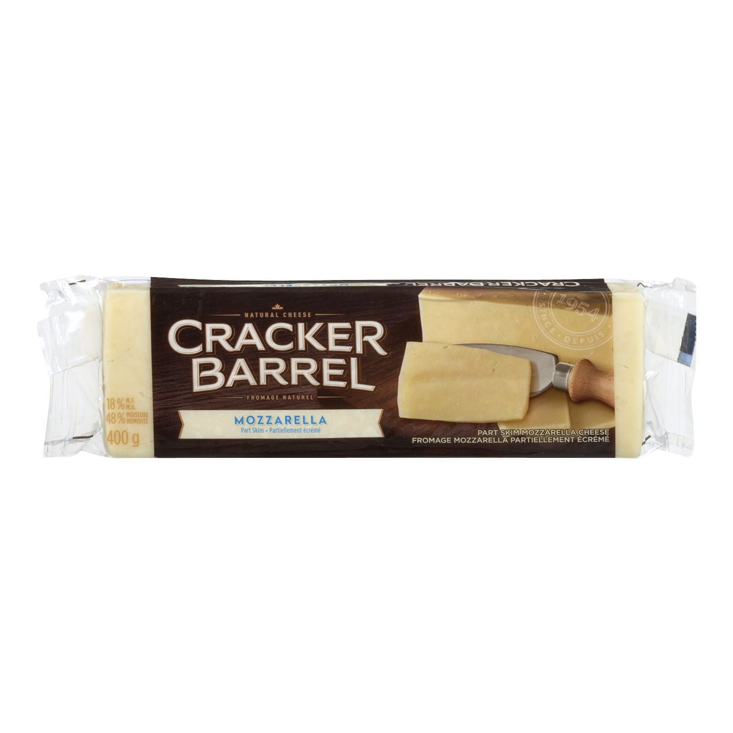 Cracker Barrel Partly Skimmed Mozzarella Natural Cheese Walmart Canada