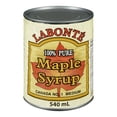 thumbnail image 1 of Sirop d'érable 100 % pur médium de Labonté, 1 of 2