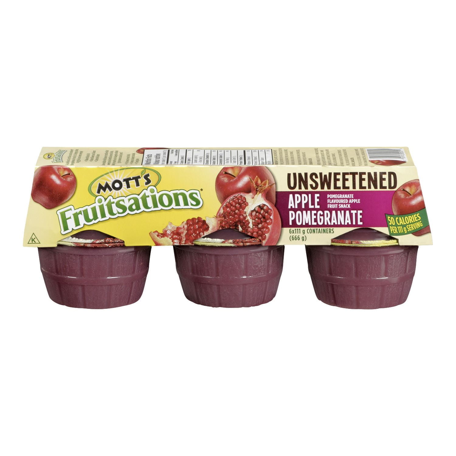 Mott's Fruitsations Unsweetened Apple Pomegranate Fruit Snack Walmart