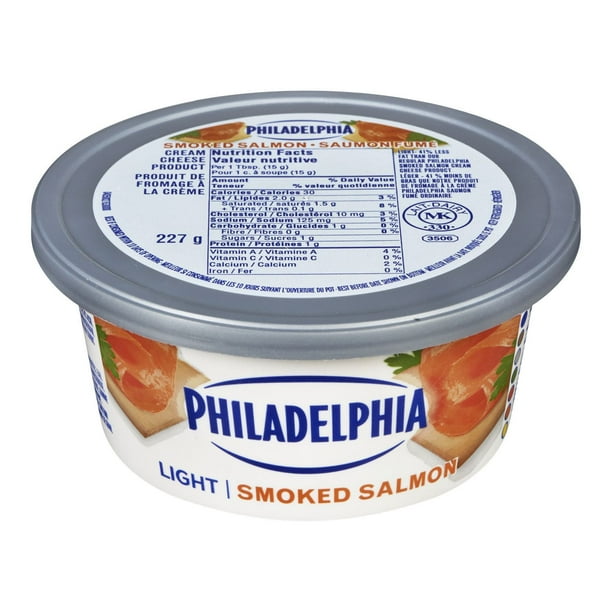 Fromage à la crème léger Saumon fumé de Philadelphia