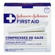 Produits de premiers soins de marque Band-Aid® Compresses de gaze, 10,1 cm x 10,1 cm, paq. de 10 – image 2 sur 2