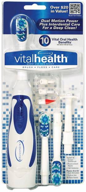 brushpoint vital health toothbrush