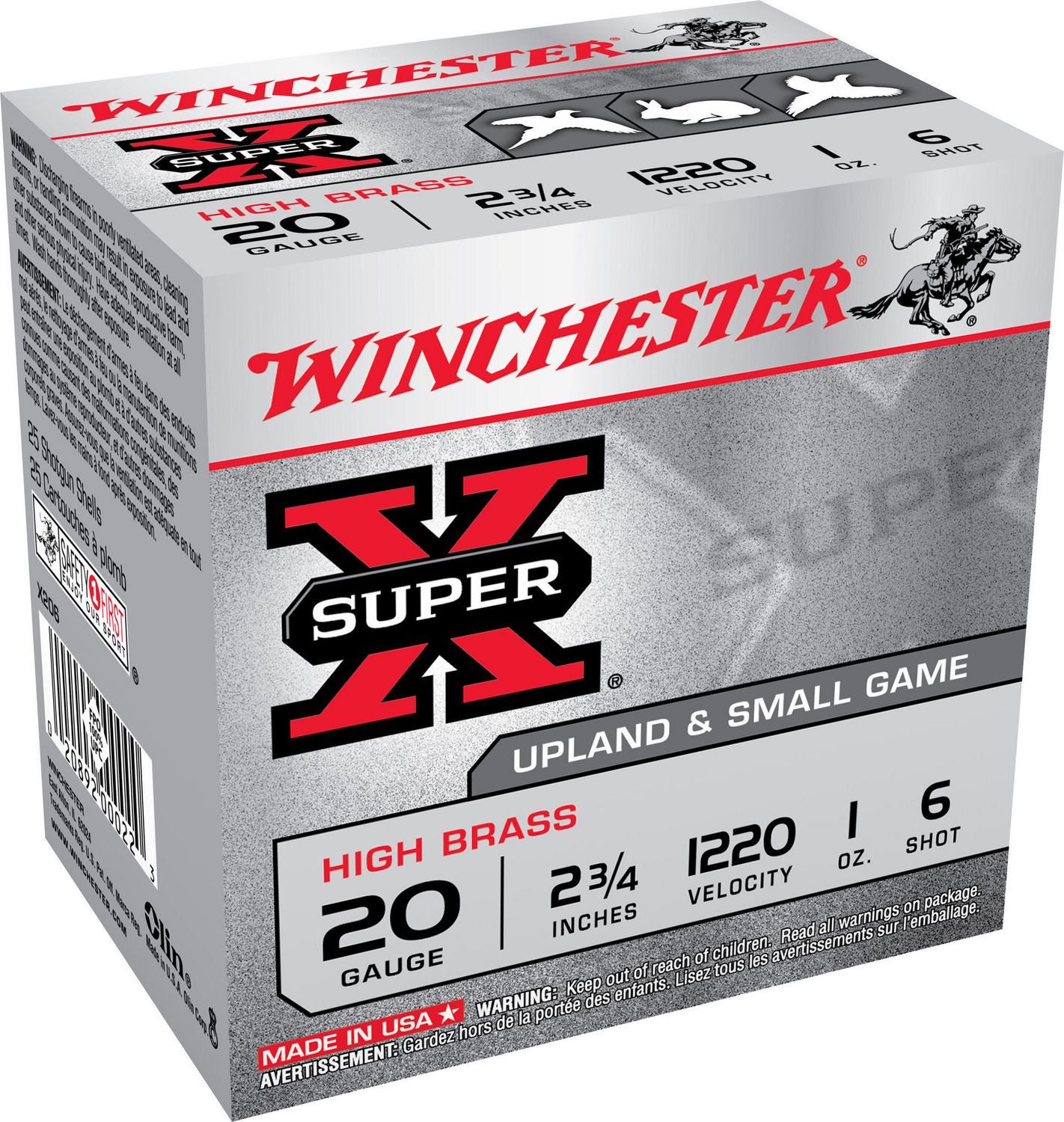 Winchester Munition Charge de gros volume Super-X, calibre 20