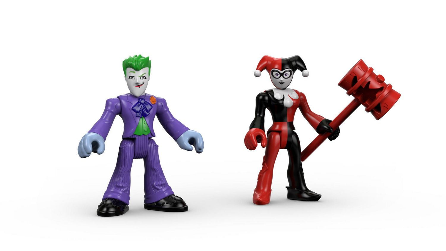 imaginext dc super friends the joker & harley quinn battle vehicle