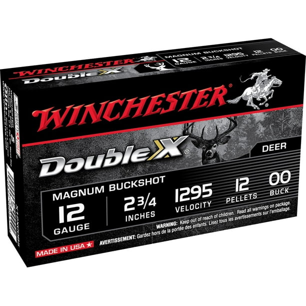 Winchester Munition Chevrotine Double X Magnum, calibre 12