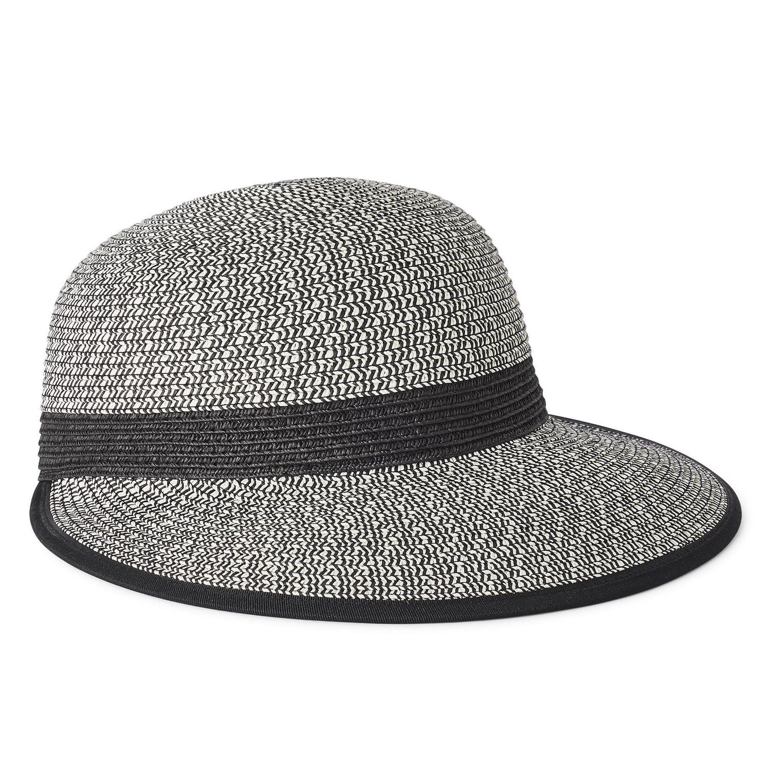 Women's Melange Straw Scoop Hat Walmart Canada