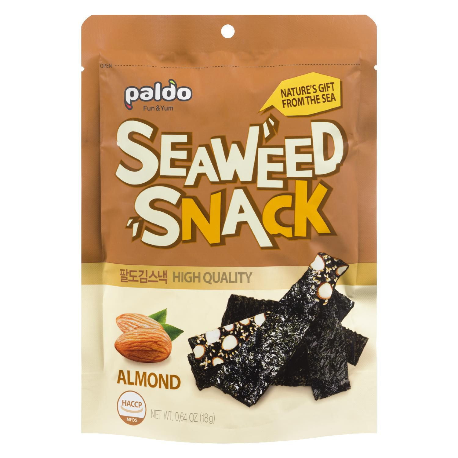 Paldo Seaweed Snack Almond Flavour Walmart Canada