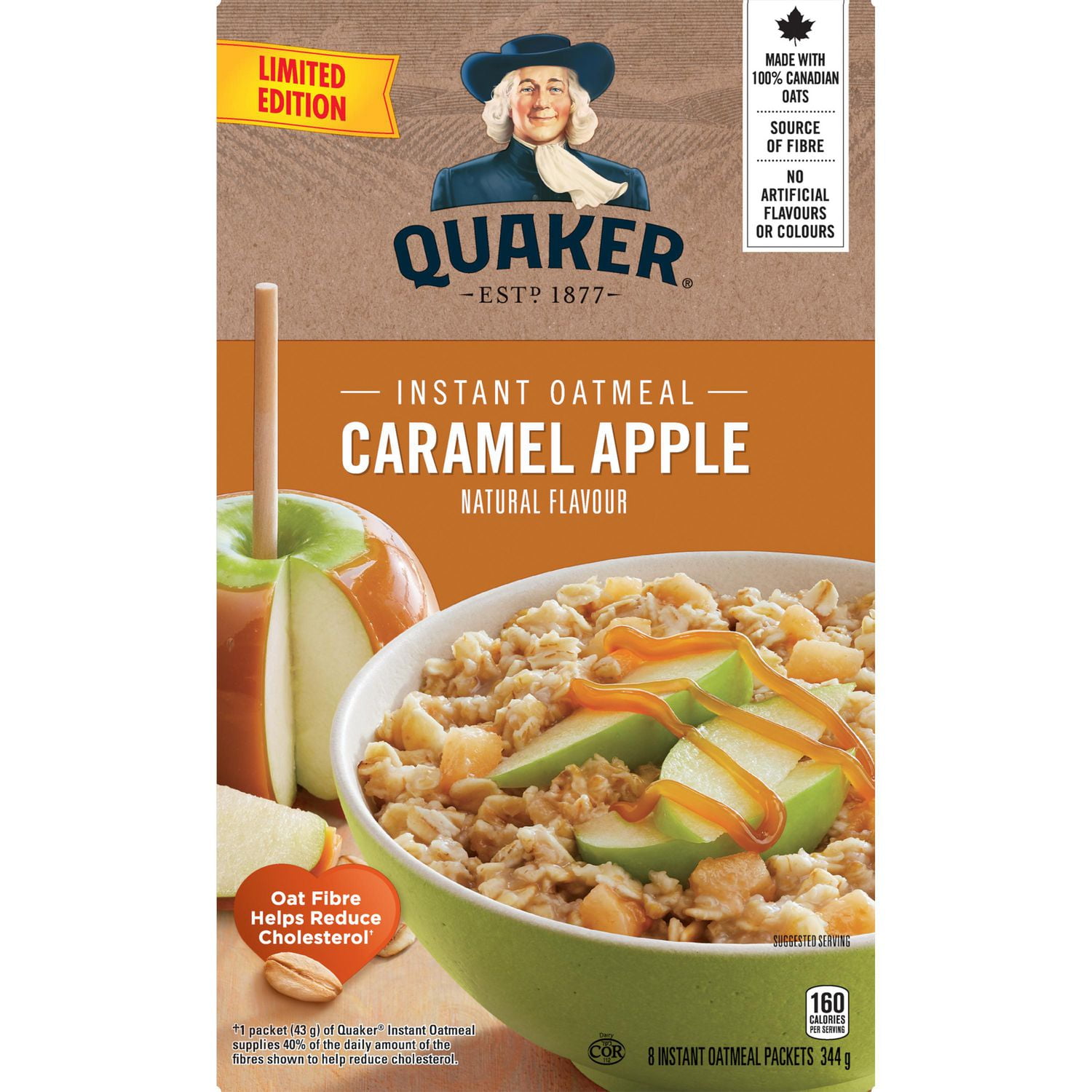 Quaker Caramel Apple Instant Oatmeal Walmart Canada