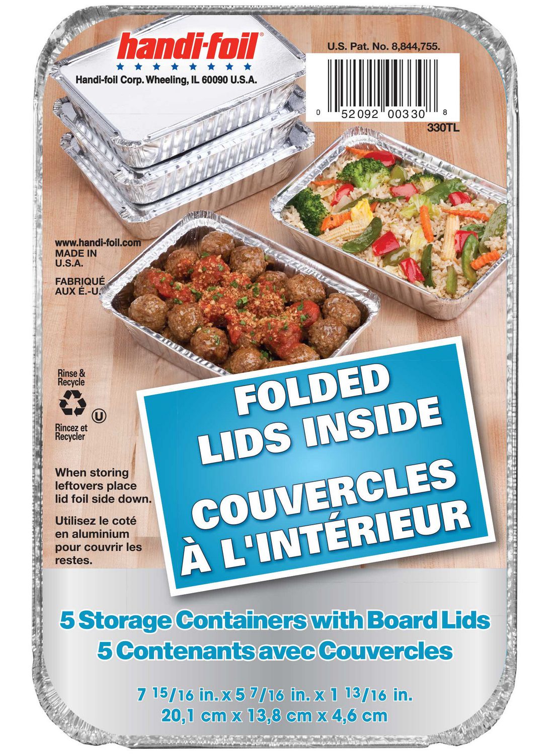 Handifoil Storage Containers with Board Lids Walmart Canada