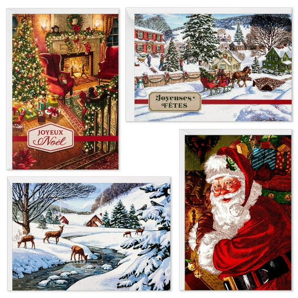 Image Arts Geoff Greenleaf FrenchLanguage Boxed Christmas Cards