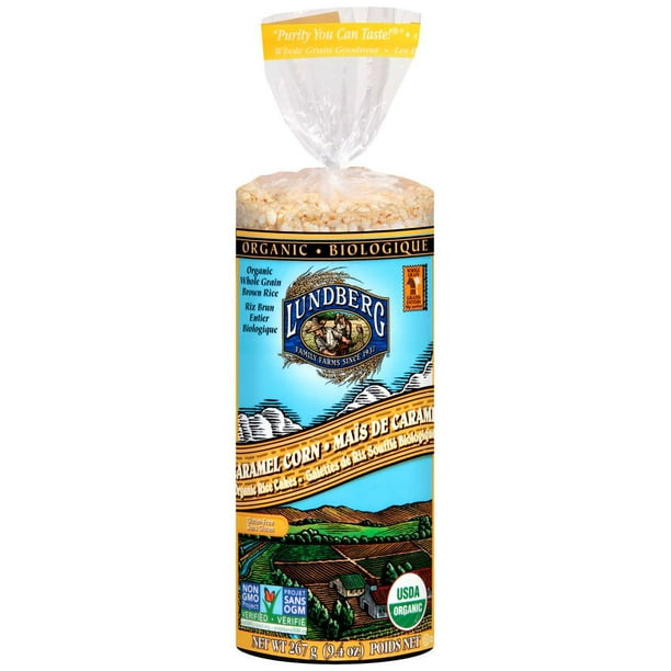Lundberg Organic Caramel Corn Rice Cakes Walmart.ca