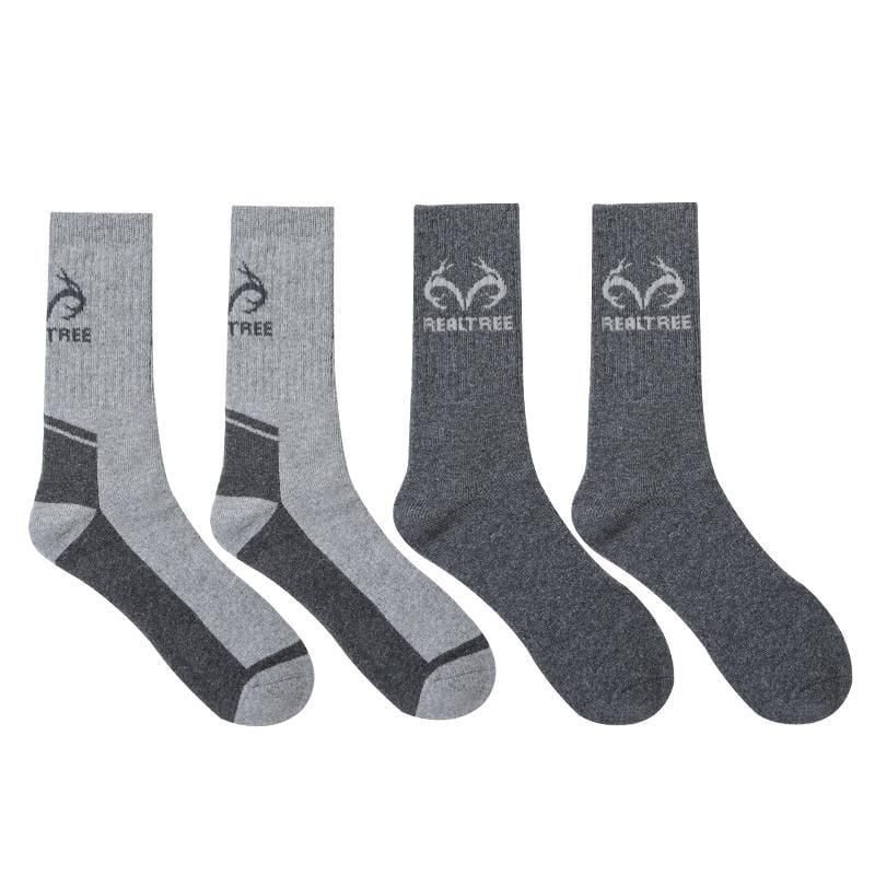 Realtree Men's Fall Crew Socks 2 Pack