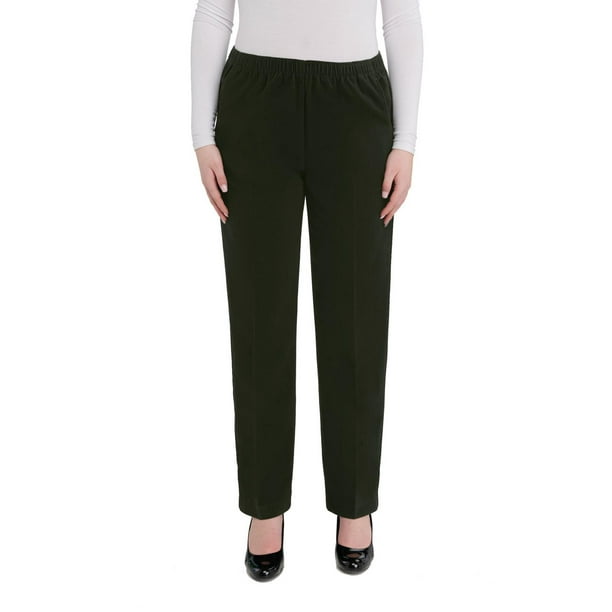 Alia Women's Pull On Straight Cord Pant 