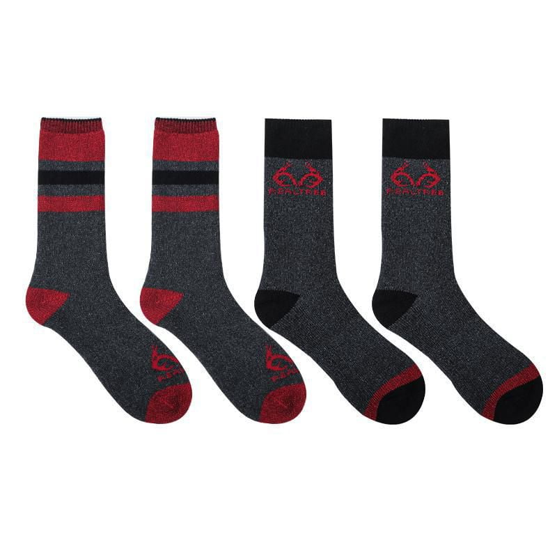 Realtree Men's Fall Crew Socks 2 Pack