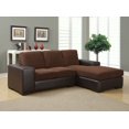 thumbnail image 2 of Monarch Specialties Chaise-longue - brune, 2 of 2