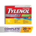 thumbnail image 1 of Tylenol Complete Cold, Cough & Flu plus Mucus Relief Liquid Gels, Daytime, Relieves Cough Cold & Flu symptoms, 20 Caplets, 1 of 8