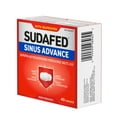 thumbnail image 4 of Sudafed Sinus Advance Caplets, Relieves Sinus Congestion & other Sinus symptoms, 40 Caplets, 4 of 5