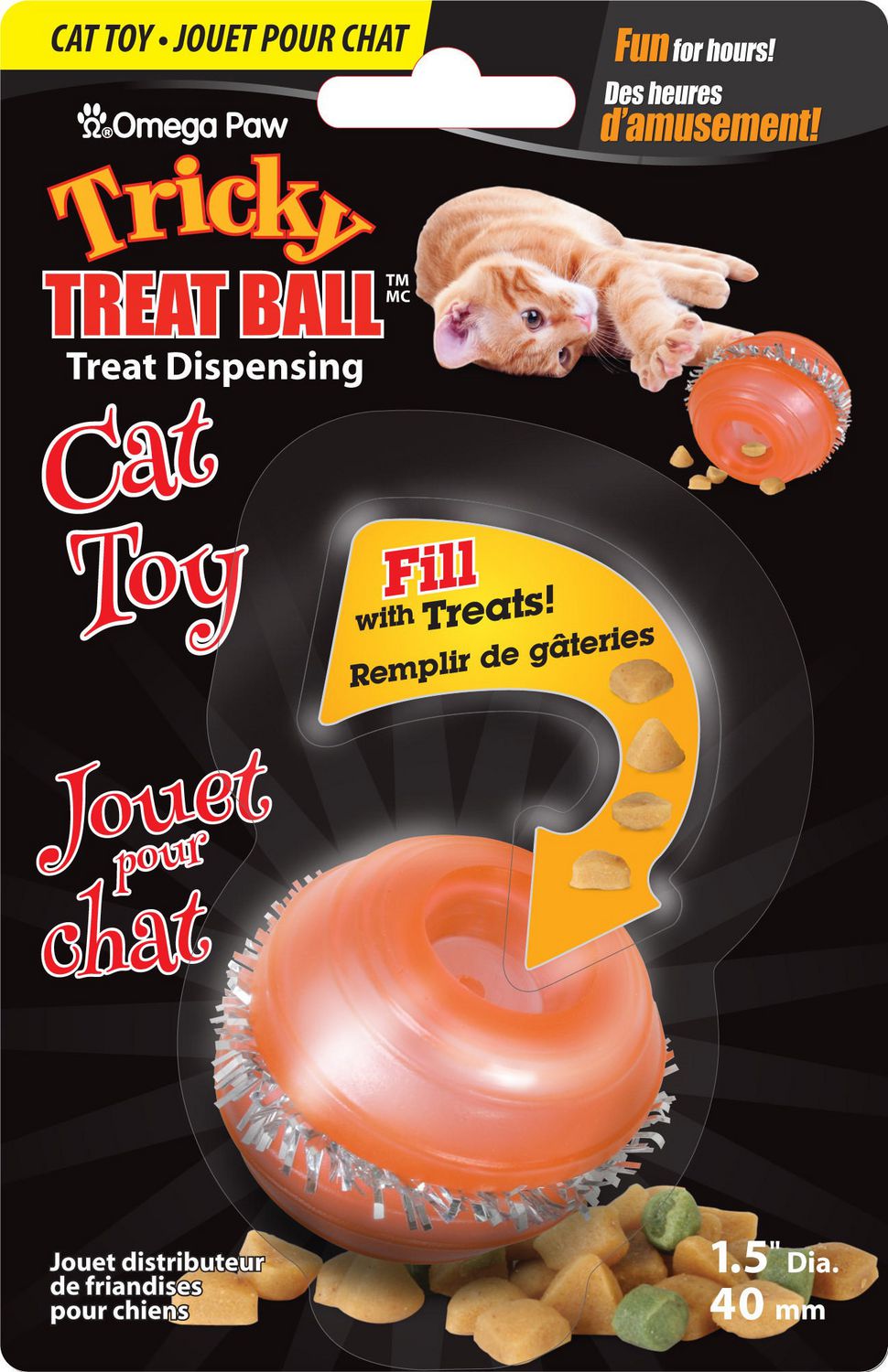 omega paw tricky treat ball