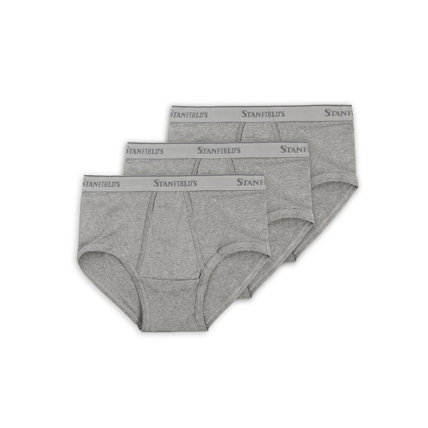 Stanfield's Lot de 3 sous-vêtements qualité supérieure 100 % coton pour hommes