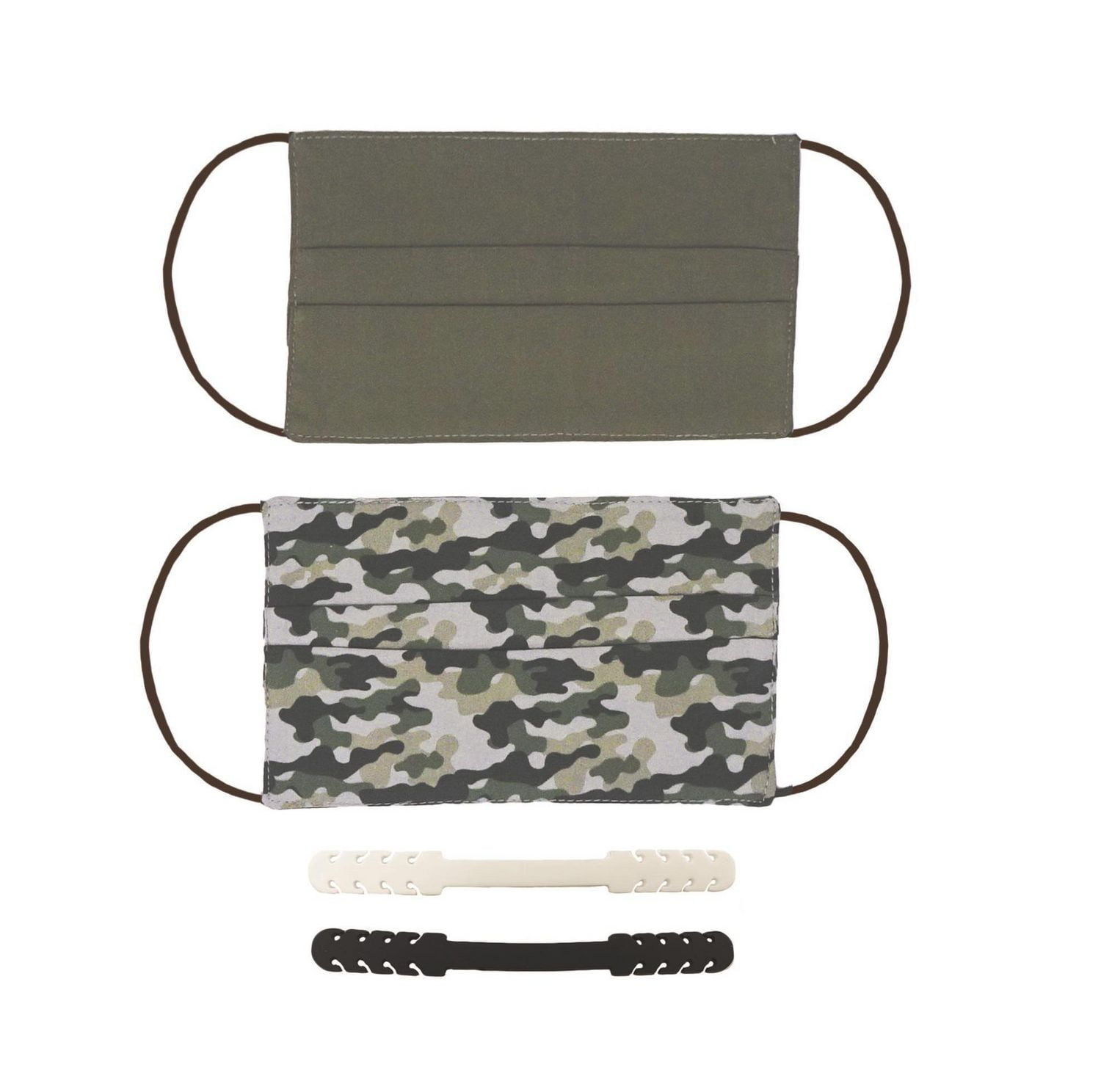 2 pack reusable face mask and 2 pack mask holders for children