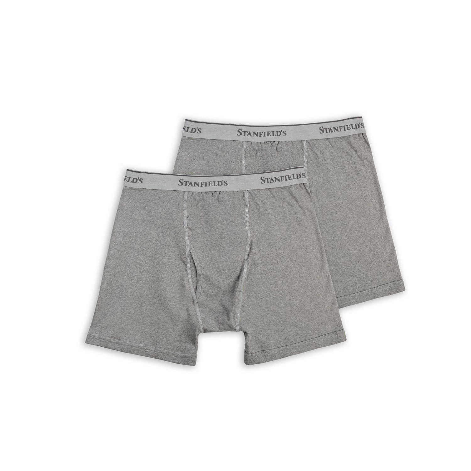 Stanfield's Men's Premium 100% Cotton Boxer Brief Underwear - 2 Pack