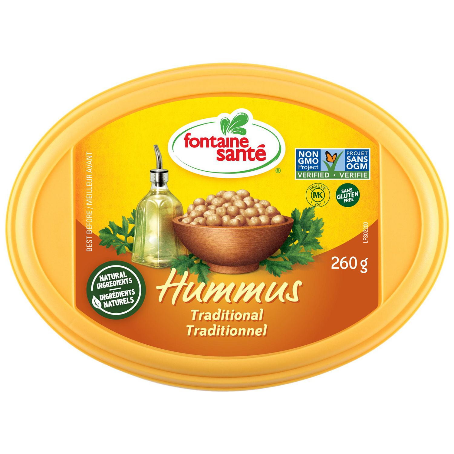 fontaine sante hummus walmart