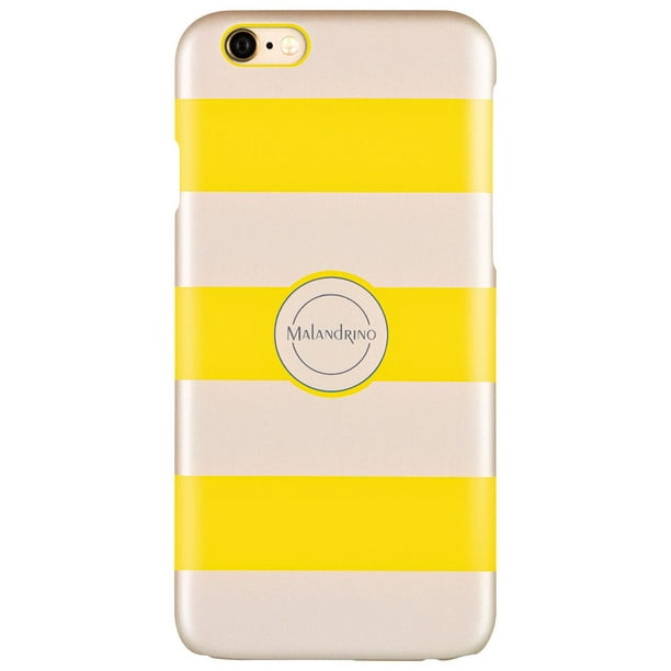 Étui rigide ajusté de Catherine Malandrino pour iPhone 6/6s en jaune