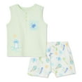 thumbnail image 1 of Ensemble 2 pièces avec short Stitch Disney pour bébés garçons, 1 of 1