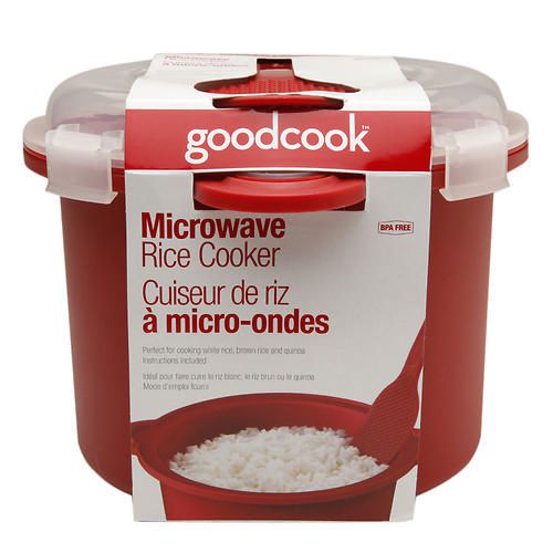 greatdaily Microwave Rice Cooker Multifunctional Cookware Steamer 67.6 oz./2 L for Home Kitchen Rice Cooking 