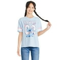 thumbnail image 1 of Disney Girls' Stitch Varsity Tee, 1 of 3