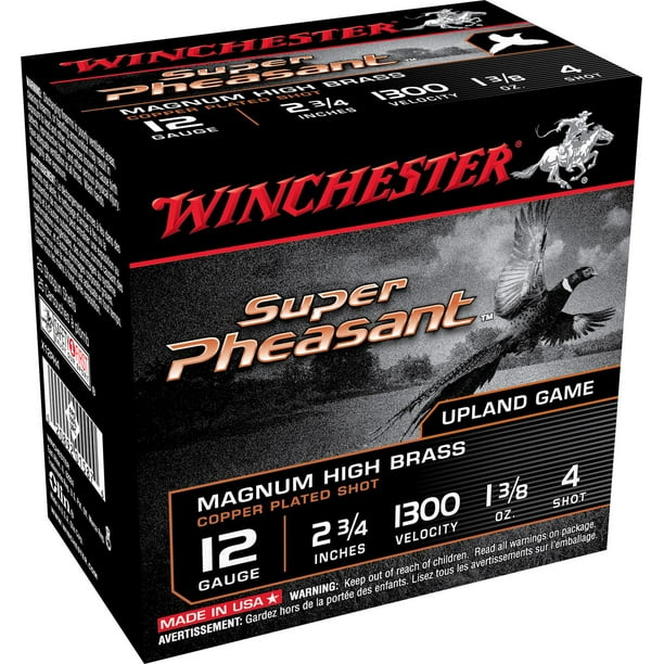 Winchester Munition Charge de haut volume Super Pheasant Magnum, calibre 12