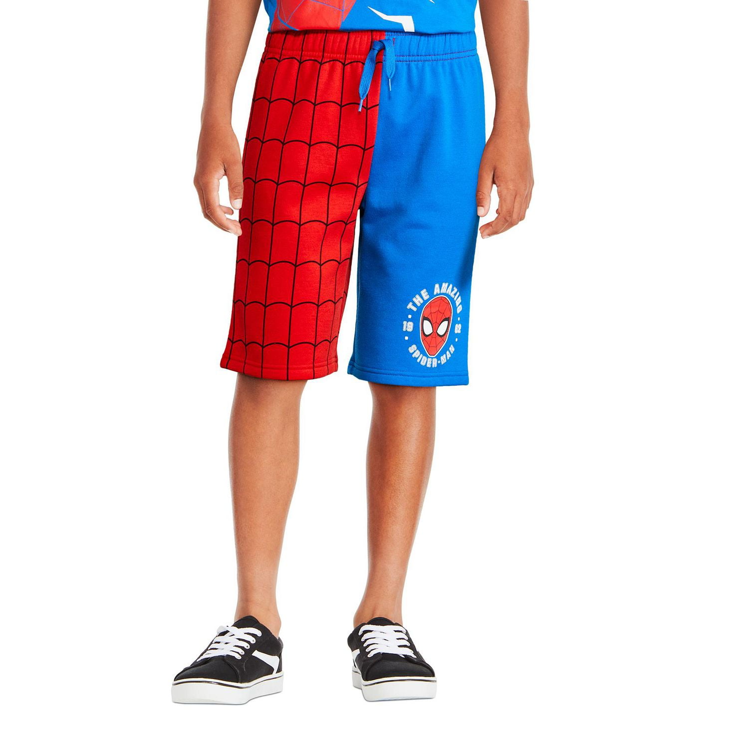 Marvel Boys' Spider-Man Fleece Short