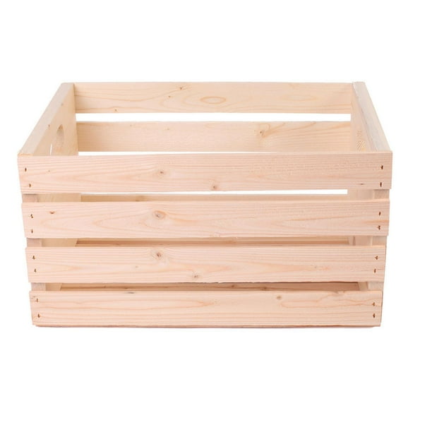 Caisse de rangement en bois Adwood 17,5 x 12,5 x 9,5 po pin CRAT18