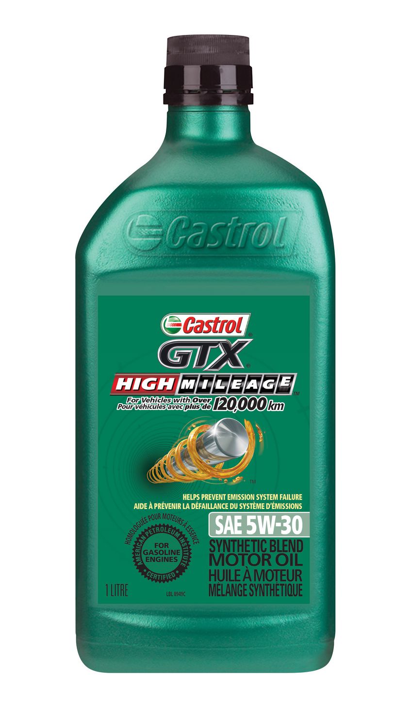 Castrol GTX 5W30 High Mileage Engine Oil Walmart Canada