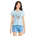 thumbnail image 1 of T-shirt côtelé Stitch Disney pour filles, 1 of 3