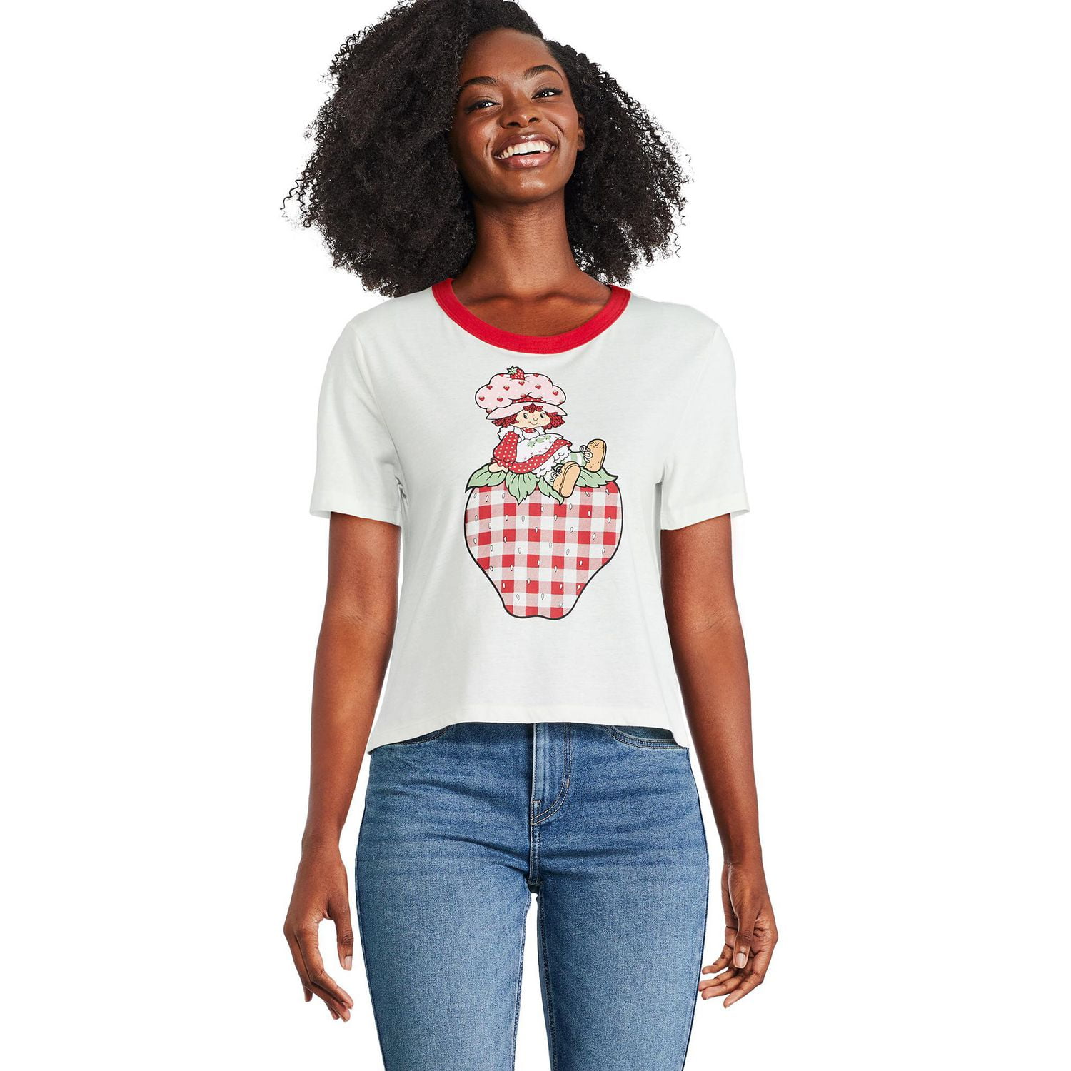 T-shirt Fraisinette pour femmes